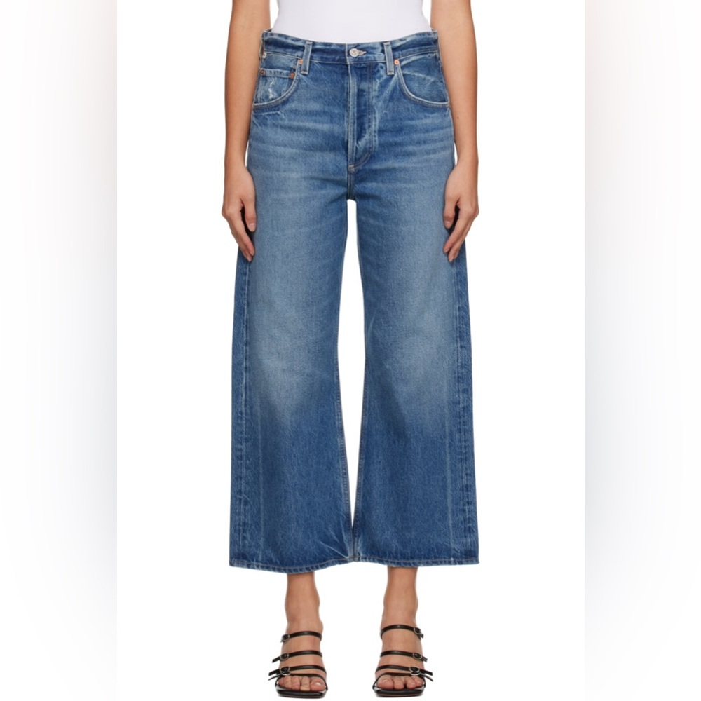 Gaucho Jeans in Vintage Blue